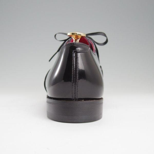 未使用★トリッカーズ SIZE 7【貴重★プレーントゥ/M6606/黒】パテントレザー/メンズ/Tricker's★l938