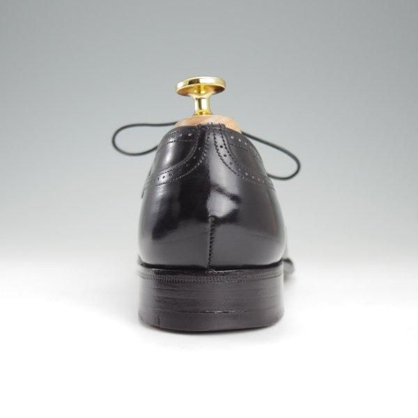 ★チャーチ UK5.5程度/60D【旧チャーチ★73ラスト/フルブローグ】3都市ロゴ/カーフ/黒/メンズ/Church's★l949