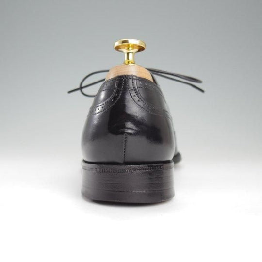 ★チャーチ UK5.5程度/60D【旧チャーチ★73ラスト/フルブローグ】3都市ロゴ/カーフ/黒/メンズ/Church's★l949