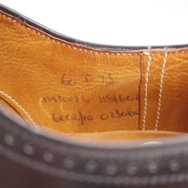 ★チャーチ UK5.5程度/60D【旧チャーチ★73ラスト/フルブローグ】3都市ロゴ/カーフ/黒/メンズ/Church's★l949