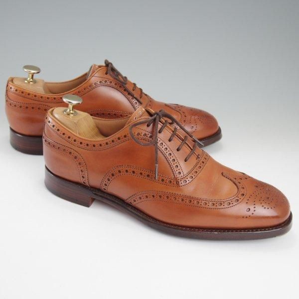 極上★(英)チーニー 6.5F【定価￥82,500-★ARTHUR 3/アーサー/125ラスト】フルブローグ/カーフ/DARK LEAF BURNISHED/茶/CHEANEY★l950