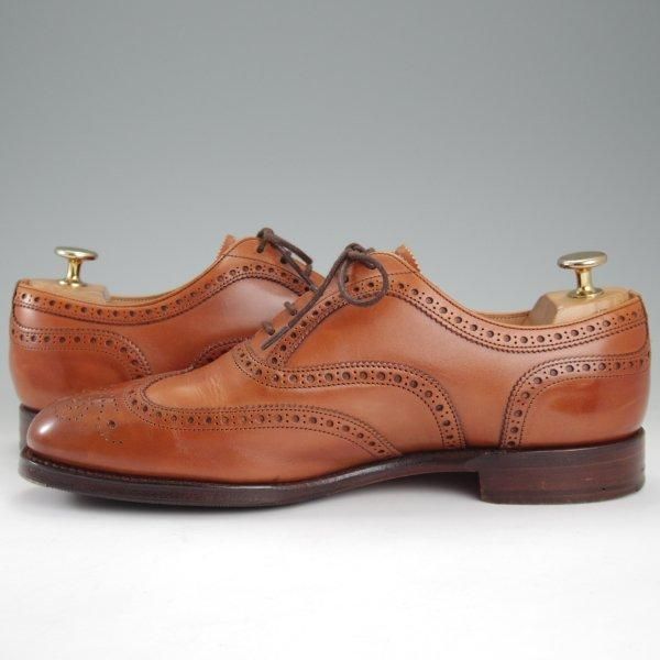 極上★(英)チーニー 6.5F【定価￥82,500-★ARTHUR 3/アーサー/125ラスト】フルブローグ/カーフ/DARK LEAF BURNISHED/茶/CHEANEY★l950