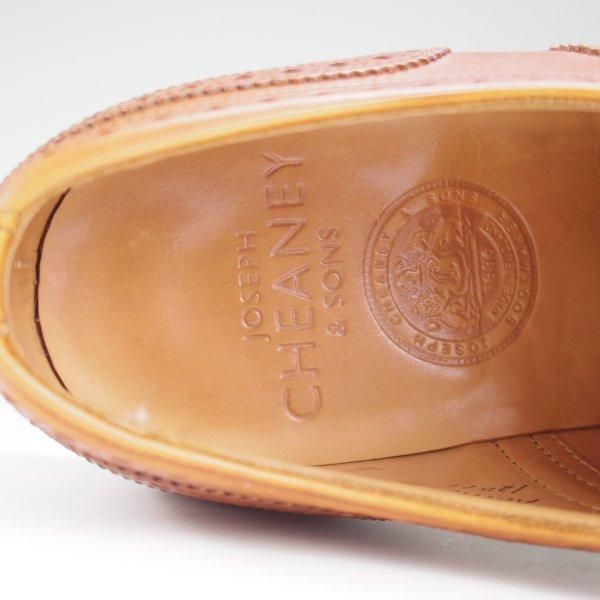 極上★(英)チーニー 6.5F【定価￥82,500-★ARTHUR 3/アーサー/125ラスト】フルブローグ/カーフ/DARK LEAF BURNISHED/茶/CHEANEY★l950