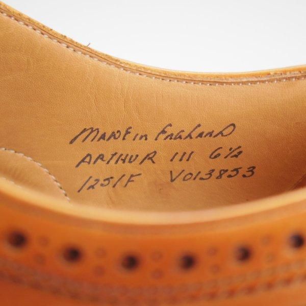 極上★(英)チーニー 6.5F【定価￥82,500-★ARTHUR 3/アーサー/125ラスト】フルブローグ/カーフ/DARK LEAF BURNISHED/茶/CHEANEY★l950