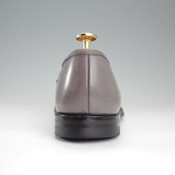極上★クロケット&ジョーンズ 6.5E【定価￥88,000-★LINCOLN 2/CITYソール】376ラスト/コインローファー/カーフ/灰/Crockett&Jones★l951