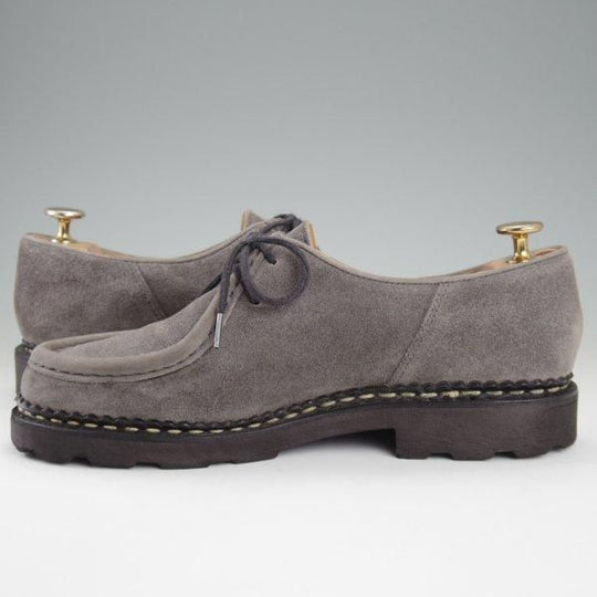 極上★パラブーツ SIZE 39.5【定価￥94,600-★ミカエル/MICHAEL】チロリアンシューズ/スエード/GRIS/灰/メンズ/Paraboot★l952