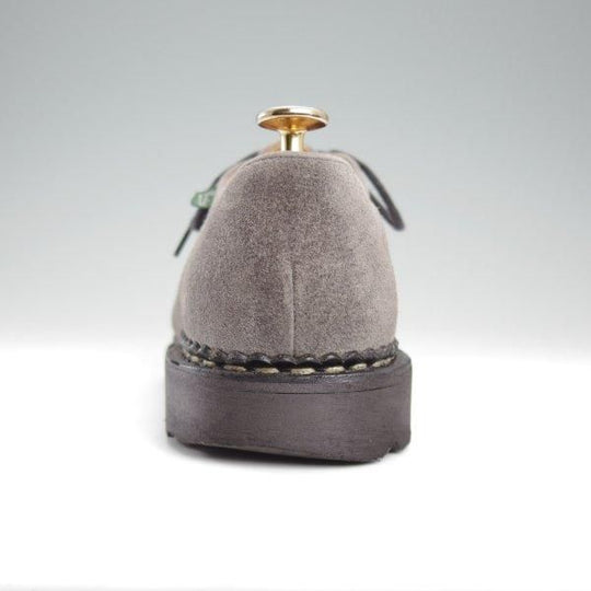 極上★パラブーツ SIZE 39.5【定価￥94,600-★ミカエル/MICHAEL】チロリアンシューズ/スエード/GRIS/灰/メンズ/Paraboot★l952