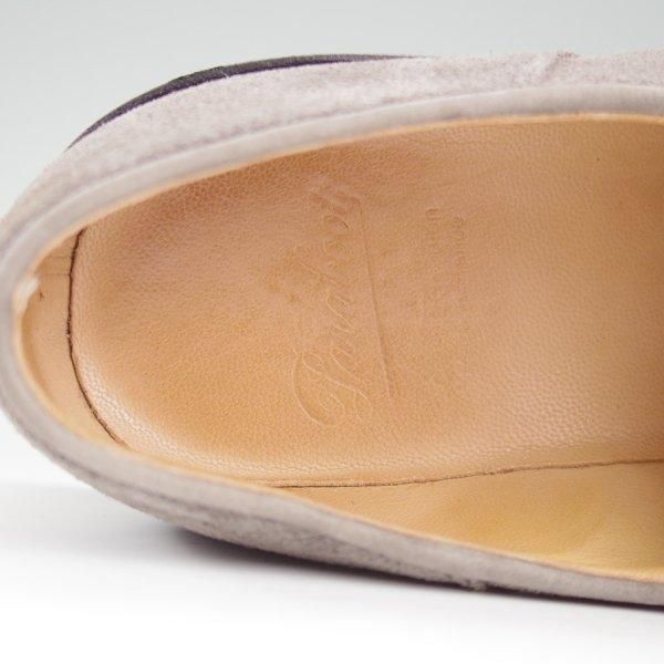 極上★パラブーツ SIZE 39.5【定価￥94,600-★ミカエル/MICHAEL】チロリアンシューズ/スエード/GRIS/灰/メンズ/Paraboot★l952