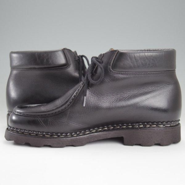 極上★パラブーツ SIZE 40.5【定価￥99,000-★MILLY/チロリアンブーツ】ミリー/カーフ/NOIR/黒/メンズ/Paraboot★l953