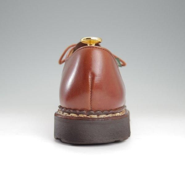 美品★パラブーツ SIZE 40.5【定価￥94,600-★ミカエル/MICHAEL】チロリアンシューズ/リスレザー/マロン/茶/メンズ/Paraboot★l954