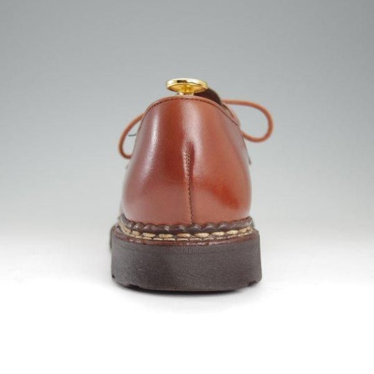 美品★パラブーツ SIZE 40.5【定価￥94,600-★ミカエル/MICHAEL】チロリアンシューズ/リスレザー/マロン/茶/メンズ/Paraboot★l954