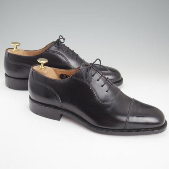 未使用★チャーチ 75F【貴重★旧チャーチ/125周年記念モデル/(独)カールフロイデンベルグ社のボックスカーフ】ALFRED/黒/Church's★l957