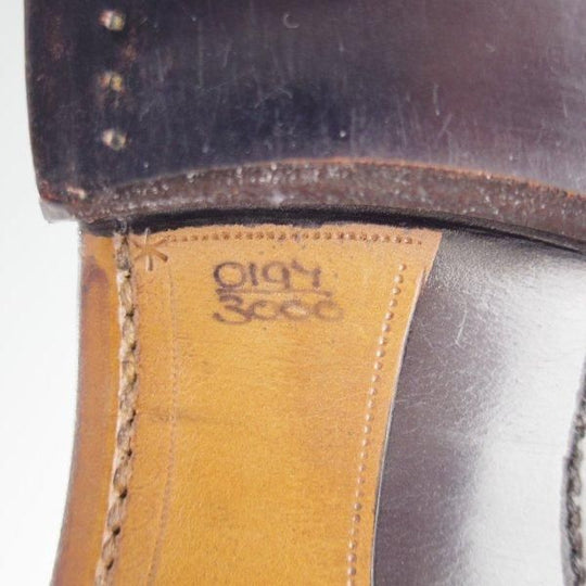 未使用★チャーチ 75F【貴重★旧チャーチ/125周年記念モデル/(独)カールフロイデンベルグ社のボックスカーフ】ALFRED/黒/Church's★l957