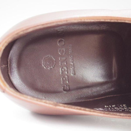 ★(英)グレンソン 7.5E【定価￥119,900-★ACCRINGTON/アクリントン】ストレートチップ/103ラスト/カーフ/濃茶/メンズ/GRENSON★l962