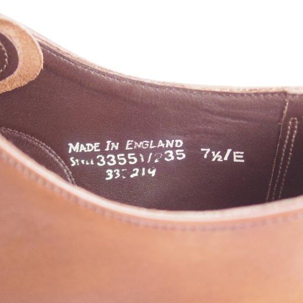 ★(英)グレンソン 7.5E【定価￥119,900-★ACCRINGTON/アクリントン】ストレートチップ/103ラスト/カーフ/濃茶/メンズ/GRENSON★l962