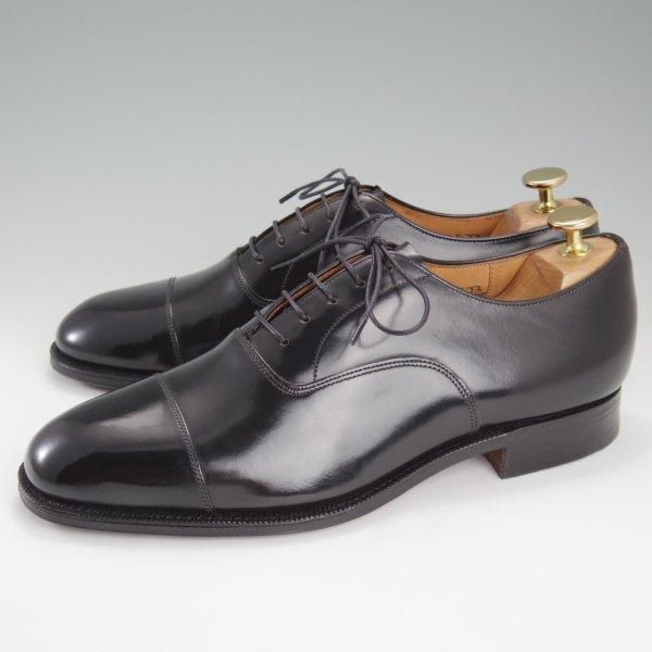 ★チャーチ 65E/UK6.5【旧チャーチ★73ラスト/コンサル同仕様/BALMORAL】ブックバインダーカーフ/ストレートチップ/黒/Church's★l964