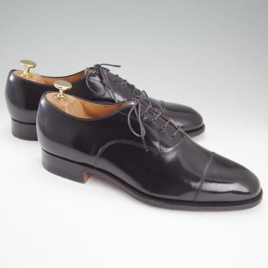 ★チャーチ 65E/UK6.5【旧チャーチ★73ラスト/コンサル同仕様/BALMORAL】ブックバインダーカーフ/ストレートチップ/黒/Church's★l964