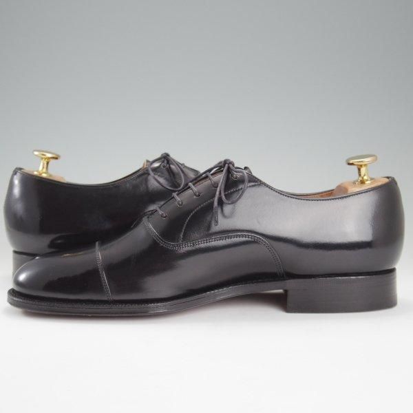 ★チャーチ 65E/UK6.5【旧チャーチ★73ラスト/コンサル同仕様/BALMORAL】ブックバインダーカーフ/ストレートチップ/黒/Church's★l964