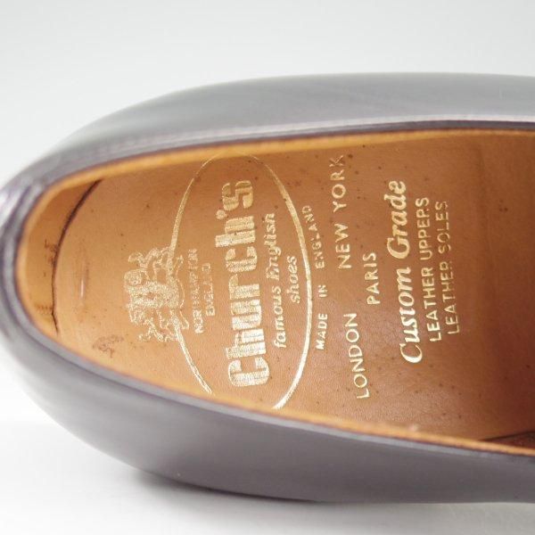 ★チャーチ 65E/UK6.5【旧チャーチ★73ラスト/コンサル同仕様/BALMORAL】ブックバインダーカーフ/ストレートチップ/黒/Church's★l964