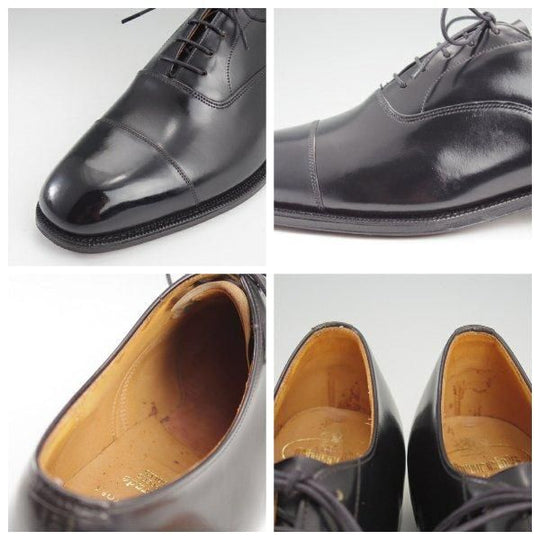 ★チャーチ 65E/UK6.5【旧チャーチ★73ラスト/コンサル同仕様/BALMORAL】ブックバインダーカーフ/ストレートチップ/黒/Church's★l964