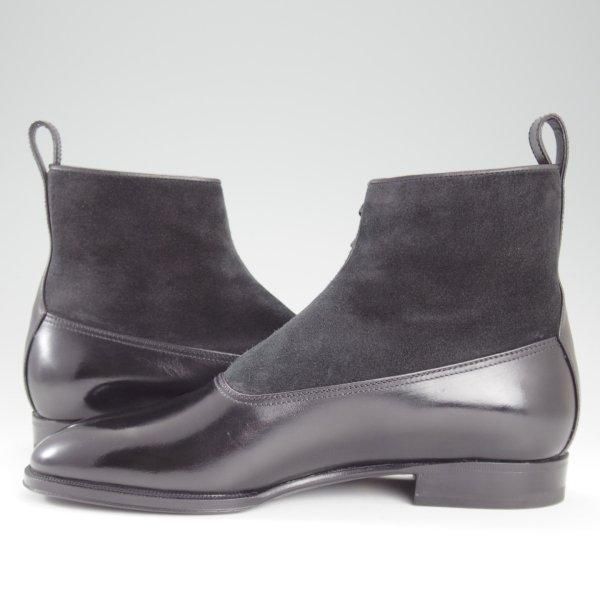 未使用★(伊製)Le Yucca's/レユッカス(レディース) SIZE 38【定価￥157,300-★エンツォ・ボナフェ製/ボタンブーツ】黒★l966