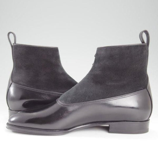 未使用★(伊製)Le Yucca's/レユッカス(レディース) SIZE 38【定価￥157,300-★エンツォ・ボナフェ製/ボタンブーツ】黒★l966
