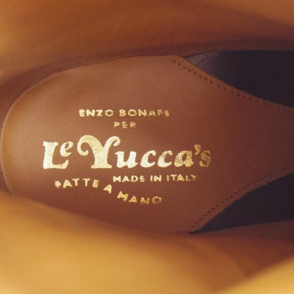 未使用★(伊製)Le Yucca's/レユッカス(レディース) SIZE 38【定価￥157,300-★エンツォ・ボナフェ製/ボタンブーツ】黒★l966