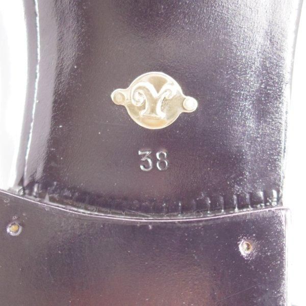 未使用★(伊製)Le Yucca's/レユッカス(レディース) SIZE 38【定価￥157,300-★エンツォ・ボナフェ製/ボタンブーツ】黒★l966