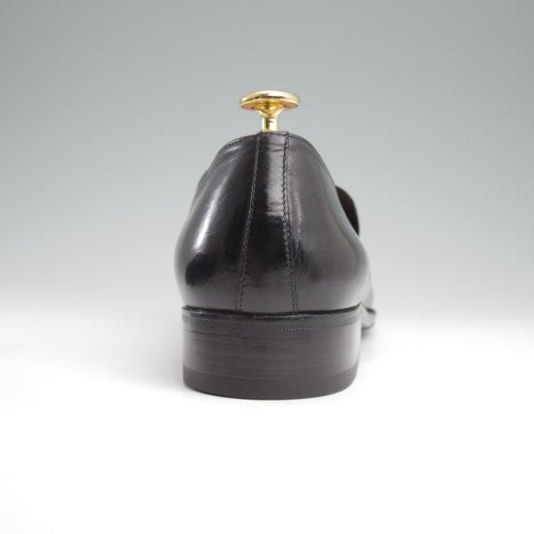 極上★(伊)タニノクリスチー SIZE 9【定価15万円以上★バタフライローファー/黒】スリッポン/カーフ/メンズ/TANINO CRISCI★l967