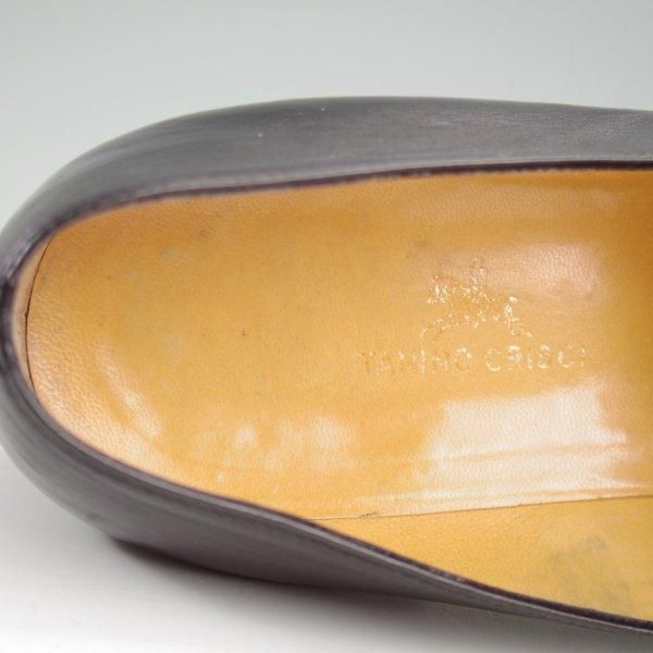 極上★(伊)タニノクリスチー SIZE 9【定価15万円以上★バタフライローファー/黒】スリッポン/カーフ/メンズ/TANINO CRISCI★l967