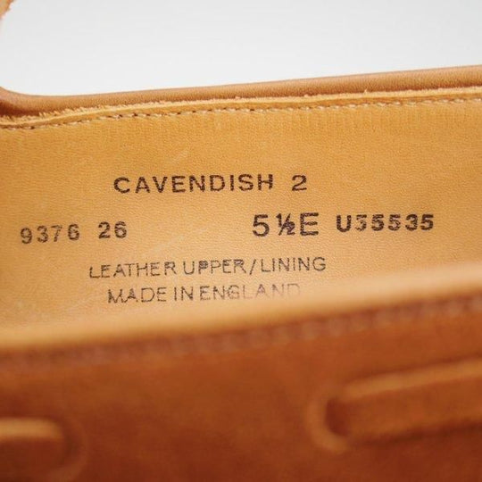 美品★クロケット&ジョーンズ 5.5E【定価￥92,400-★CAVENDISH 2/キャベンディッシュ】タッセルローファー/茶/Crockett&Jones★l970