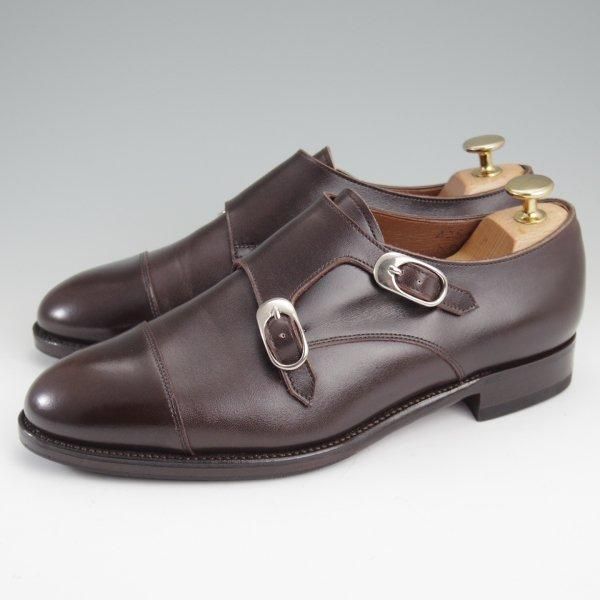 極上★(金沢)KOKON/ココン SIZE 6【オーダー価格￥111,100〜★(仏)アノネイ社のボカルーカーフ/425】KO-1ラスト/濃茶/ダブルモンク★l972