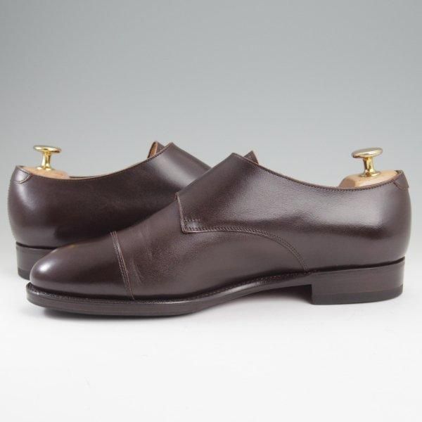 極上★(金沢)KOKON/ココン SIZE 6【オーダー価格￥111,100〜★(仏)アノネイ社のボカルーカーフ/425】KO-1ラスト/濃茶/ダブルモンク★l972