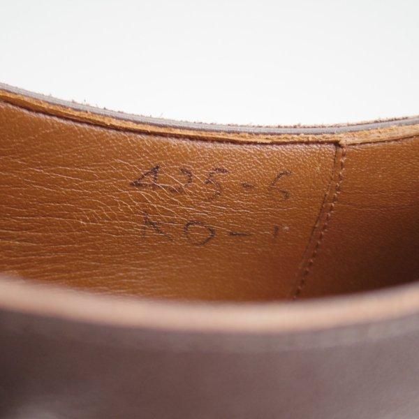 極上★(金沢)KOKON/ココン SIZE 6【オーダー価格￥111,100〜★(仏)アノネイ社のボカルーカーフ/425】KO-1ラスト/濃茶/ダブルモンク★l972