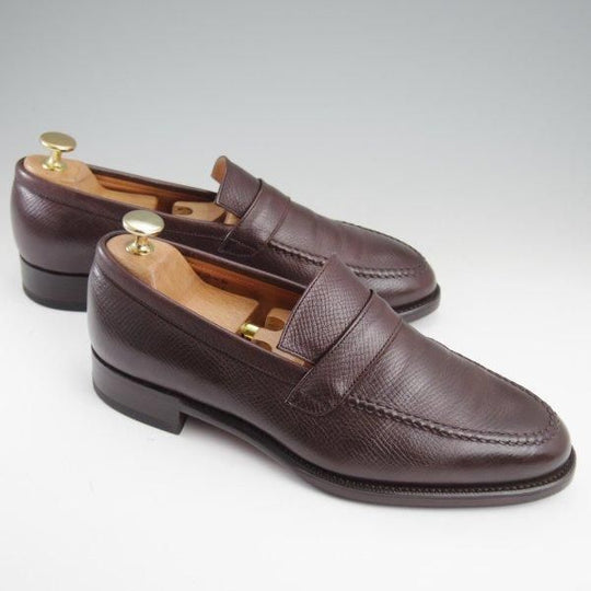極上★(金沢)KOKON/ココン SIZE 6【オーダー価￥95,700〜★ユタカーフ仕様/ローファー/418】KO-1ラスト/濃茶/スリッポン/メンズ★l973