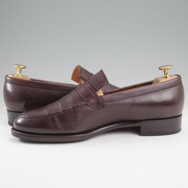 極上★(金沢)KOKON/ココン SIZE 6【オーダー価￥95,700〜★ユタカーフ仕様/ローファー/418】KO-1ラスト/濃茶/スリッポン/メンズ★l973