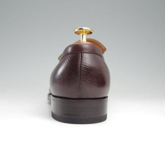 極上★(金沢)KOKON/ココン SIZE 6【オーダー価￥95,700〜★ユタカーフ仕様/ローファー/418】KO-1ラスト/濃茶/スリッポン/メンズ★l973