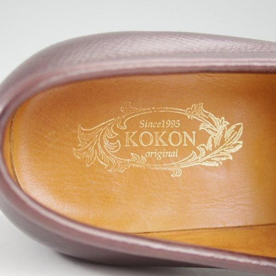 極上★(金沢)KOKON/ココン SIZE 6【オーダー価￥95,700〜★ユタカーフ仕様/ローファー/418】KO-1ラスト/濃茶/スリッポン/メンズ★l973