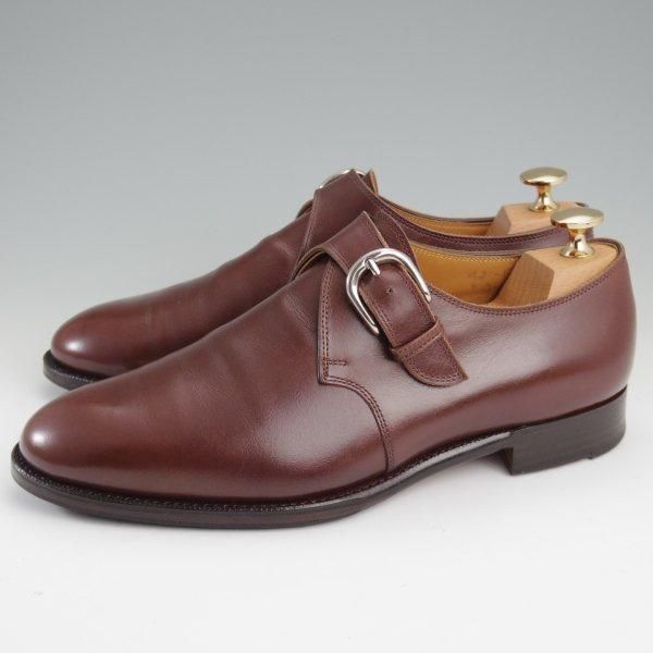 極上★(金沢)KOKON/ココン SIZE 6【オーダー価格￥106,700〜★(仏)アノネイ社のボカルーカーフ/421】KO-1ラスト/茶/モンクストラップ★l974