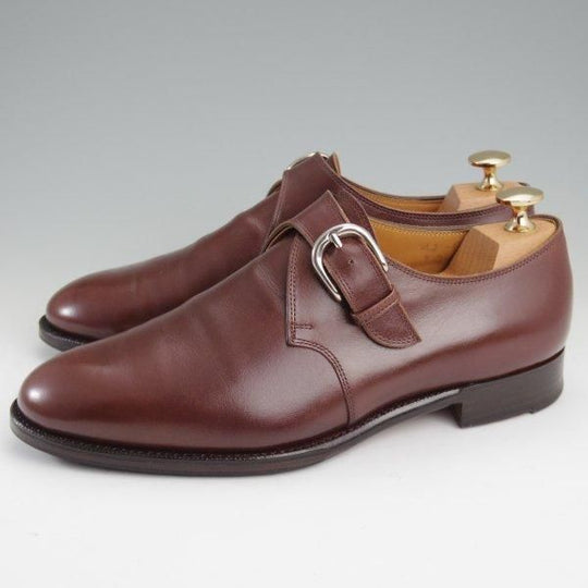 極上★(金沢)KOKON/ココン SIZE 6【オーダー価格￥106,700〜★(仏)アノネイ社のボカルーカーフ/421】KO-1ラスト/茶/モンクストラップ★l974
