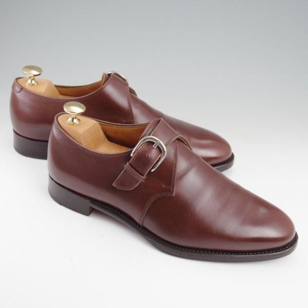 極上★(金沢)KOKON/ココン SIZE 6【オーダー価格￥106,700〜★(仏)アノネイ社のボカルーカーフ/421】KO-1ラスト/茶/モンクストラップ★l974
