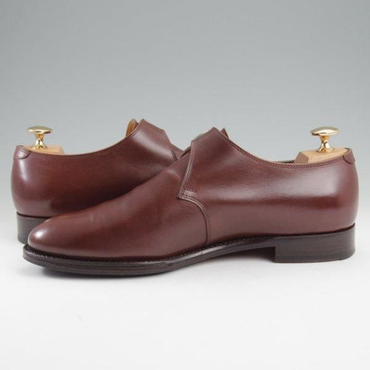 極上★(金沢)KOKON/ココン SIZE 6【オーダー価格￥106,700〜★(仏)アノネイ社のボカルーカーフ/421】KO-1ラスト/茶/モンクストラップ★l974