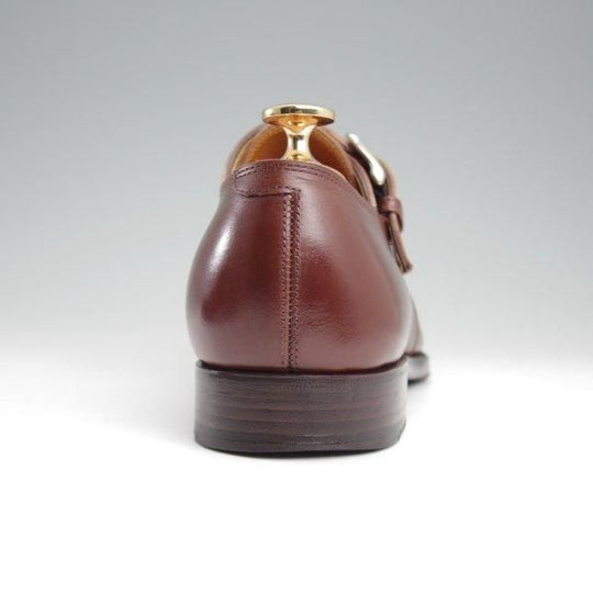 極上★(金沢)KOKON/ココン SIZE 6【オーダー価格￥106,700〜★(仏)アノネイ社のボカルーカーフ/421】KO-1ラスト/茶/モンクストラップ★l974