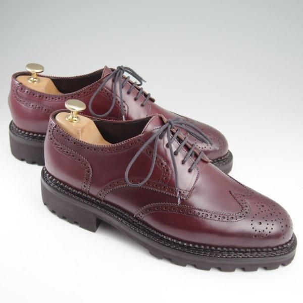 未使用★(仏)ジョセフ・マランジュ SIZE 40【定価￥149,600-★コードバン仕様/(徳島)BOYS MARKET別注】フルブローグ/赤茶/メンズ★l975