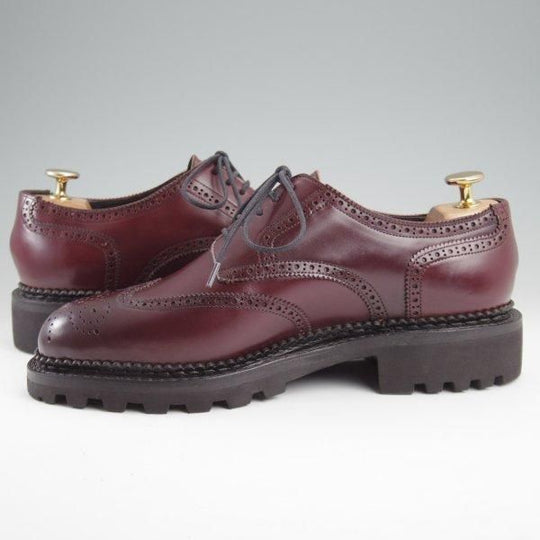 未使用★(仏)ジョセフ・マランジュ SIZE 40【定価￥149,600-★コードバン仕様/(徳島)BOYS MARKET別注】フルブローグ/赤茶/メンズ★l975