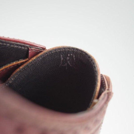 未使用★(仏)ジョセフ・マランジュ SIZE 40【定価￥149,600-★コードバン仕様/(徳島)BOYS MARKET別注】フルブローグ/赤茶/メンズ★l975