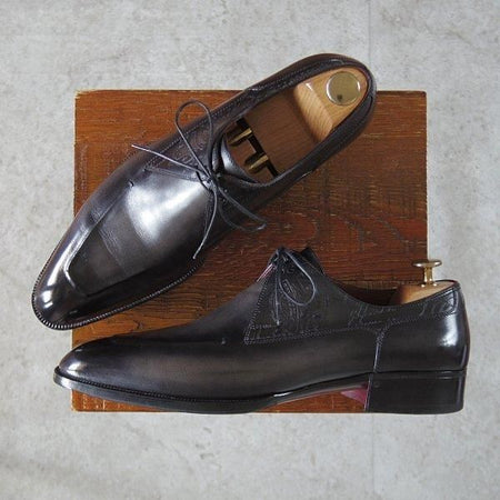 極美品★(仏)ベルルッティ SIZE 6.5【オーダー価格100万円〜★ビスポーク品/シュール・ムジュール/カリグラフィ】ツリー付/Berluti★l976
