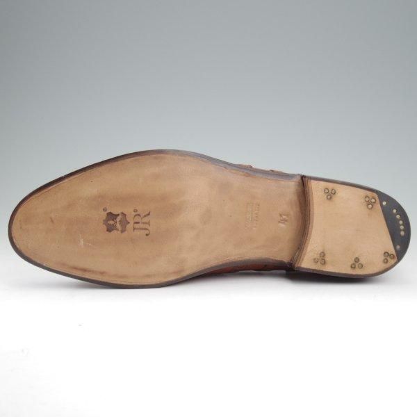 未使用★(東欧)VASS/ヴァーシュ SIZE 41【モデル定価￥159,500-★純正シューツリー付/Budapest/P2ラスト】フルブローグ/茶★l980