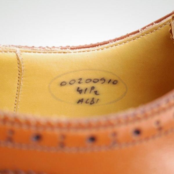 未使用★(東欧)VASS/ヴァーシュ SIZE 41【モデル定価￥159,500-★純正シューツリー付/Budapest/P2ラスト】フルブローグ/茶★l980