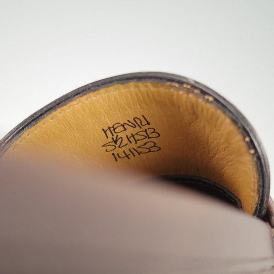 極美品★ジョンロブ SIZE 5.5【貴重★エルメス別注/HERMES/ミュージアムカーフ】HENRI/H513ラスト/ローファー/灰茶/JOHN LOBB★l982